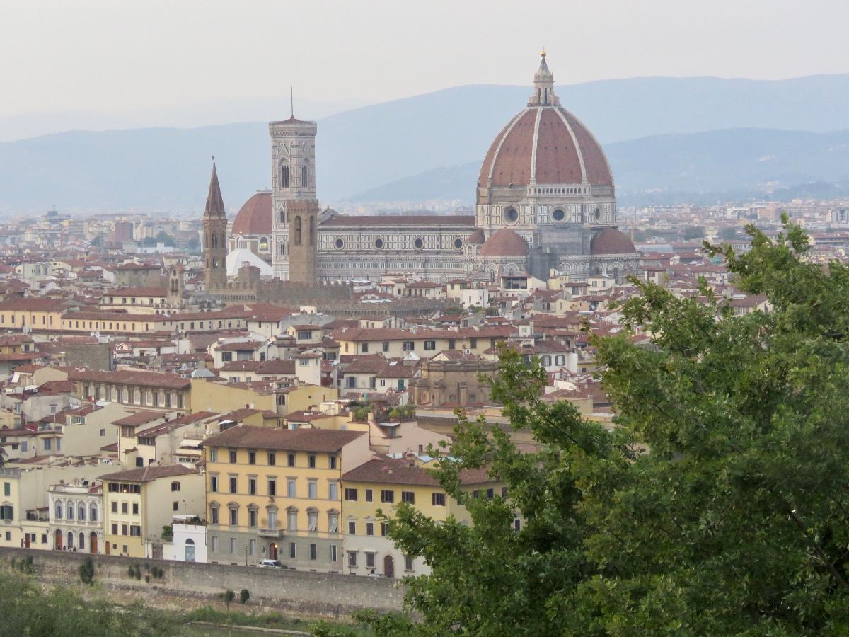 Perfect Panorama from Florence's Piazzale Michelangelo