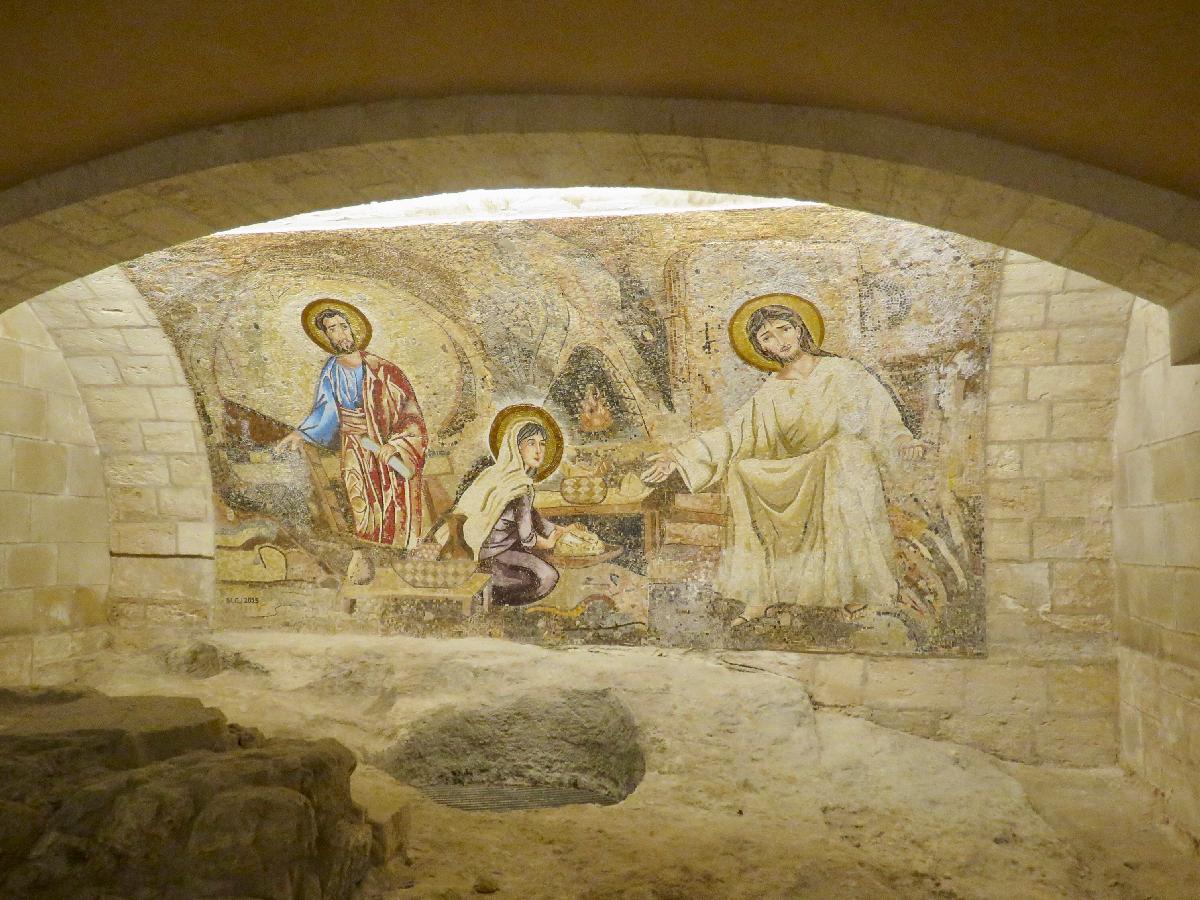 Explore Caves below Nazareth's Church of St. Joseph