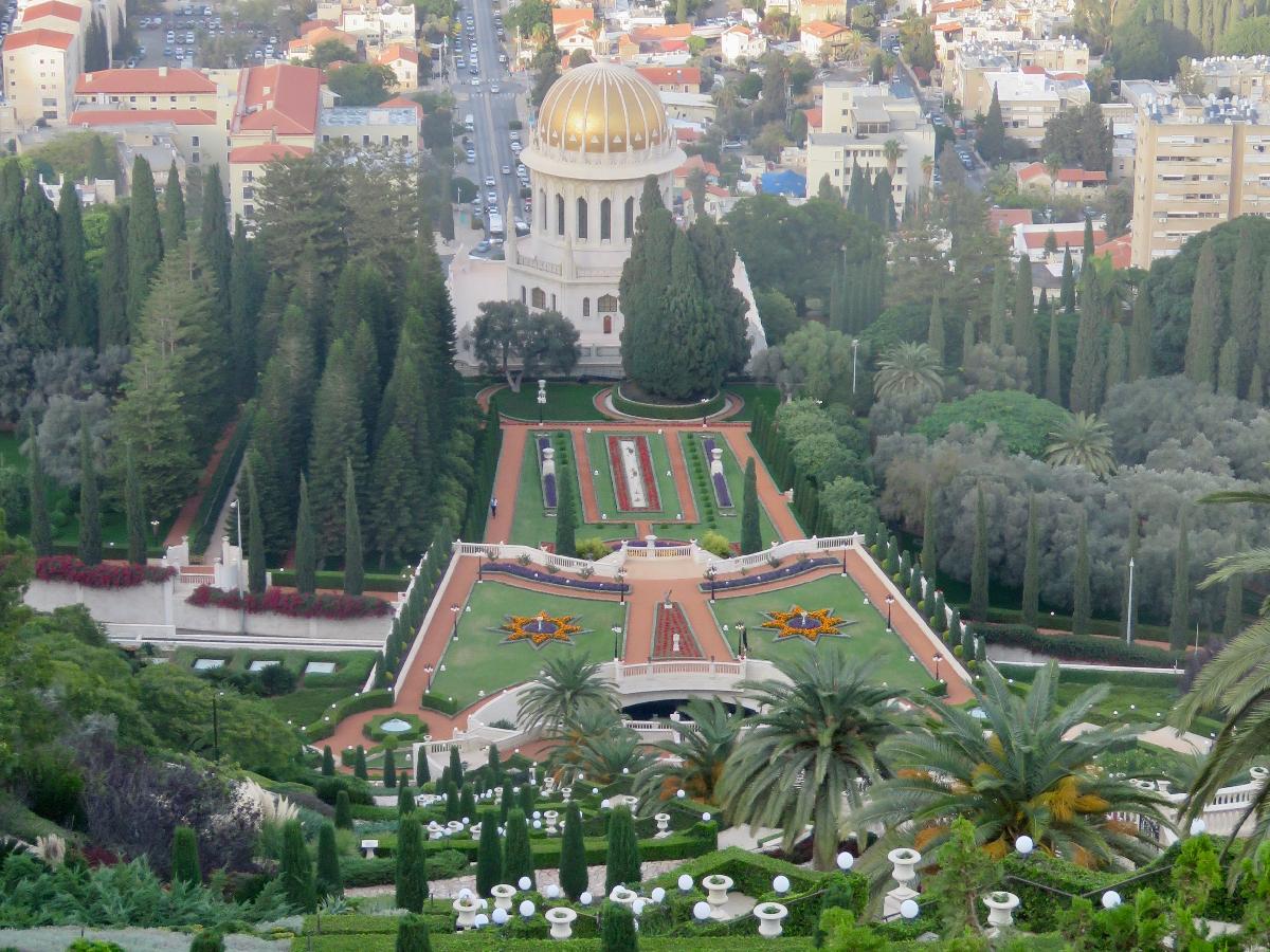 Admire the Beauty of Bahai Gardens from Above