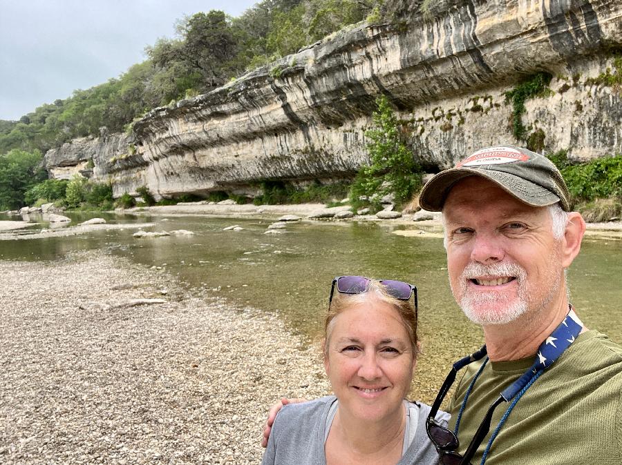 Hiking in Guadalupe River State Park 