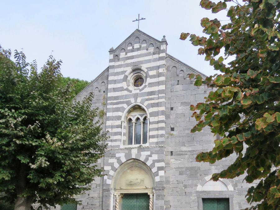 Climb Uphill in Portovenere to Chiesa di San Lorenzo