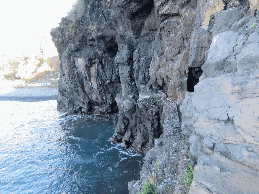 Exploring the Cave at Madeira's Pocas do Gomes
