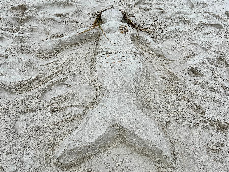Mermaid on the Sands of Panama City Beach