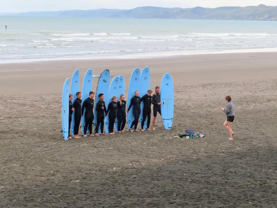 Surf, Surfing Lessons or Just Watch at Ngarunui Beach