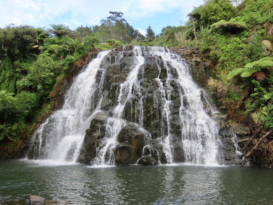 Listen to the Sounds of Falling Water at Owharoa Falls
