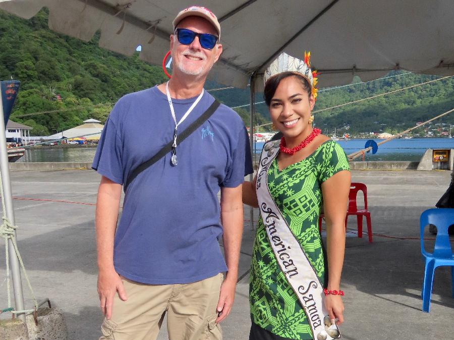 Meeting Miss American Samoa: A Brush with Fame!