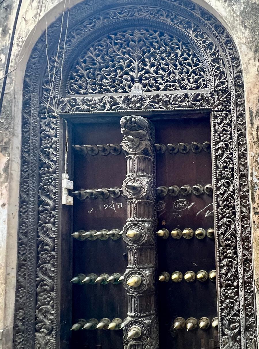 Intricate Entrance to the Home of Tippu Tip