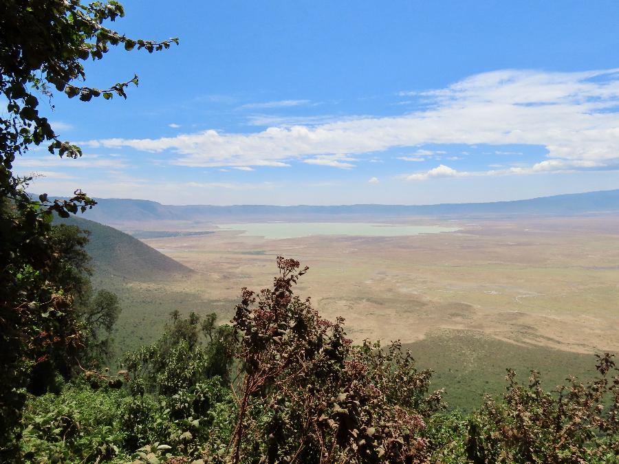 Gazing into Tanzania's Ngorongoro Crater