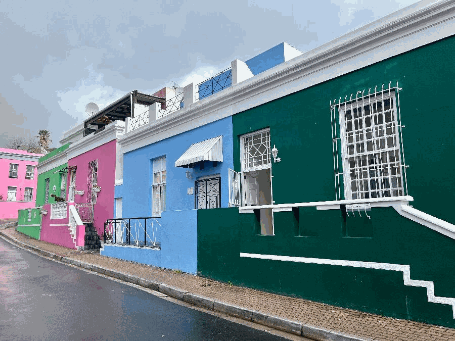 Every Color in the Rainbow in Bo-Kaap