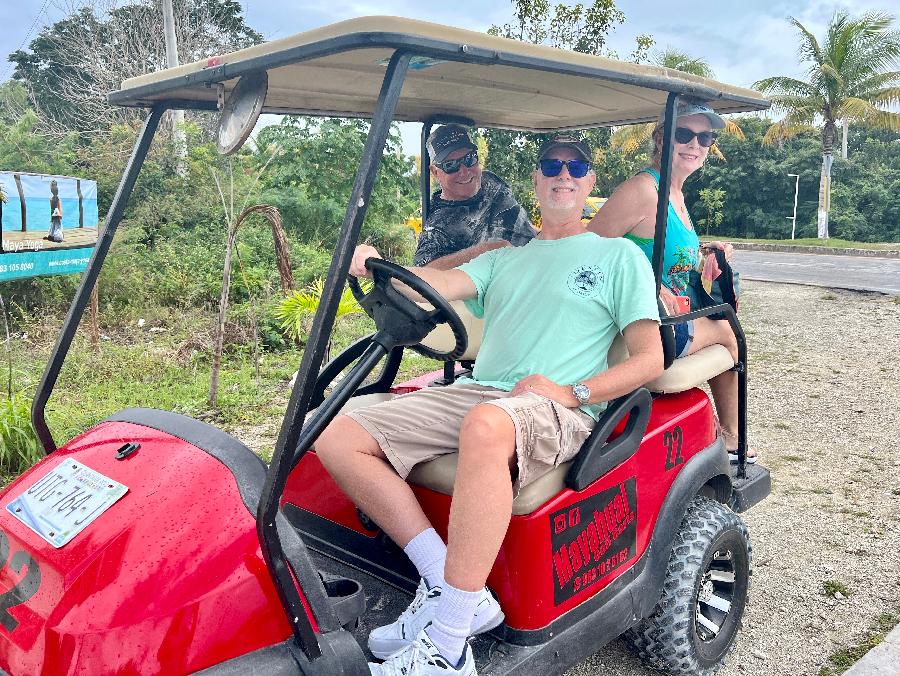 Exploring Costa Maya by Golf Cart