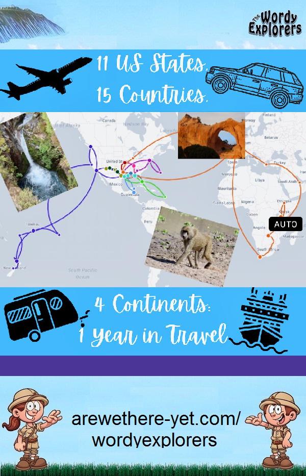 11 US States, 15 Countries, 4 Continents: 1 Year in Travel