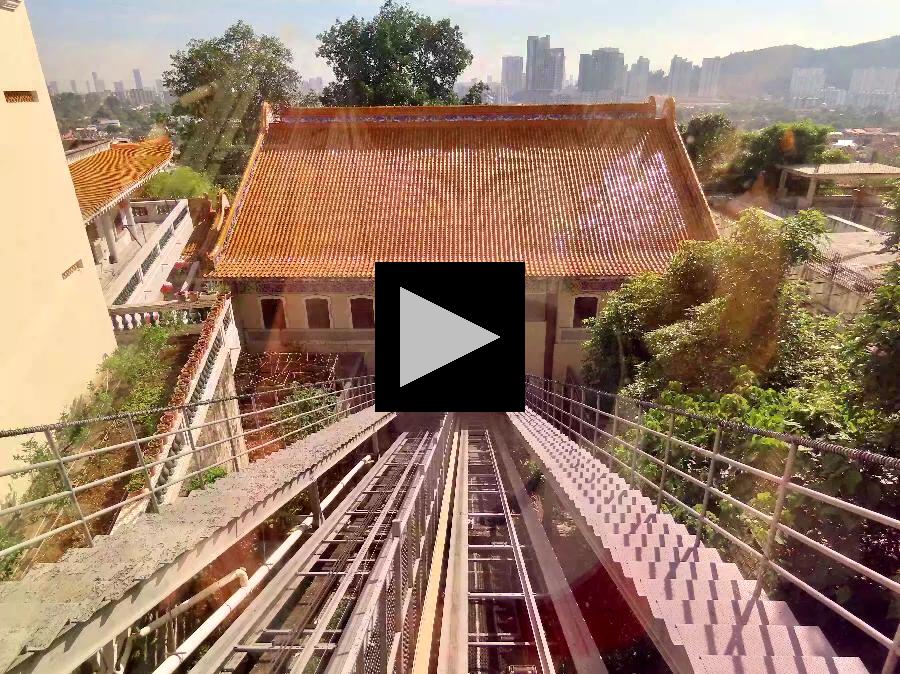 Ride the Inclined Lift at Kek Lok Si Temple