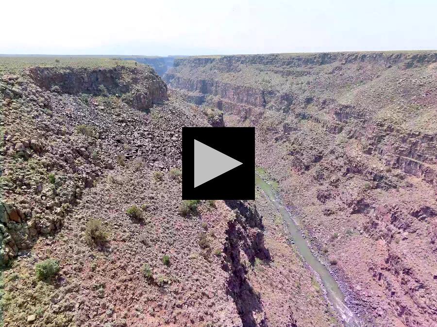 Amazing Gorge Views from Rio Grande Bridge Walk 