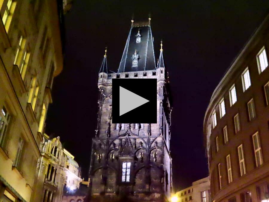Bird's Eye Views Over Prague from Powder Tower