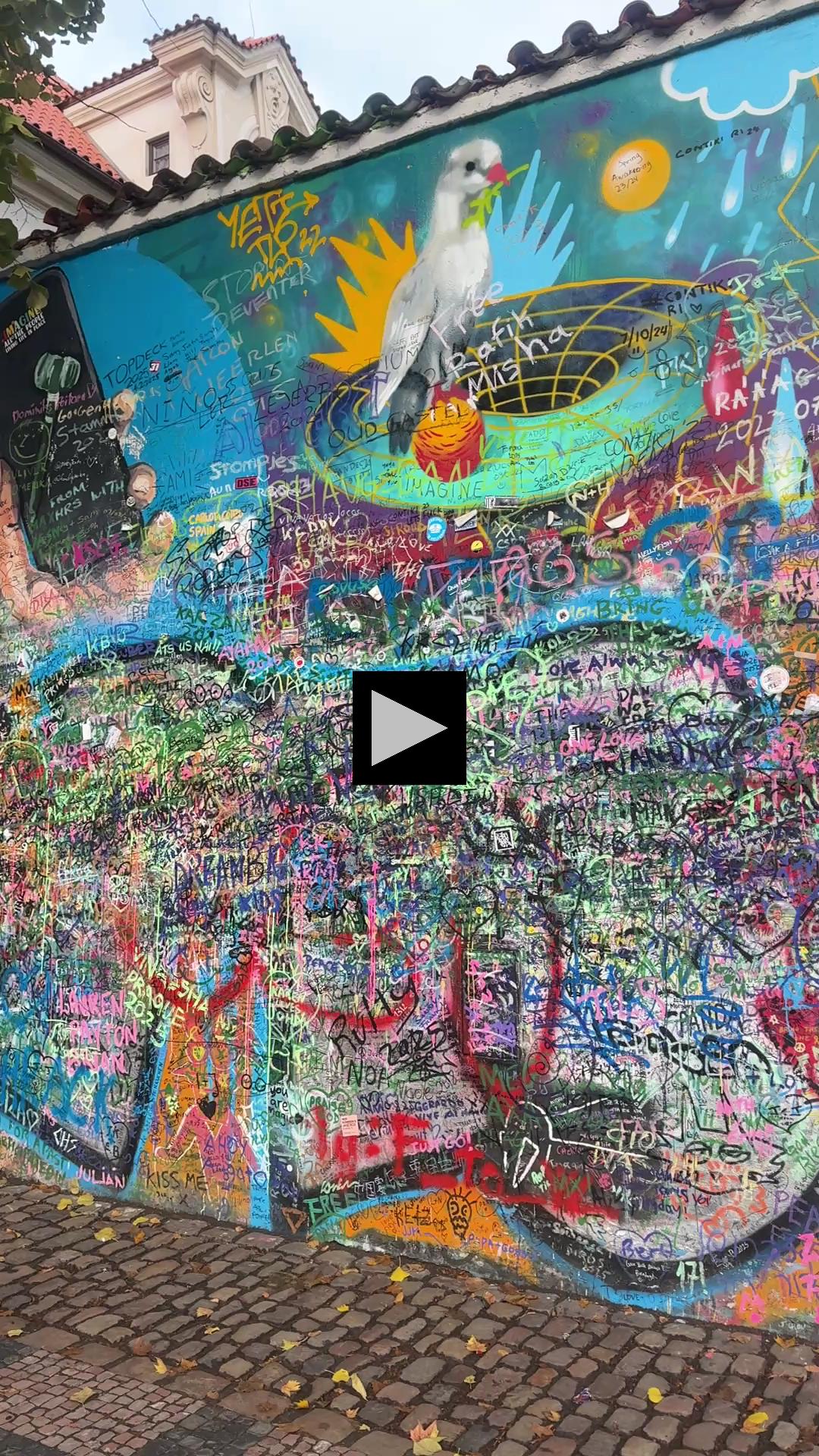 45 Years Later and Prague's Lennon Wall Still Thrives