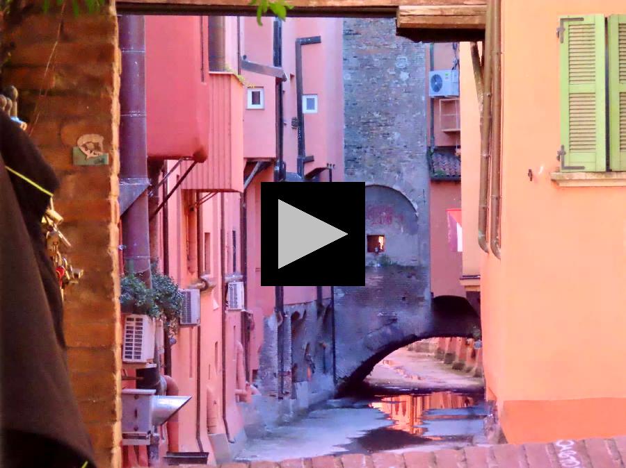 Canals of Bologna: Dry Today But Not Years Ago!
