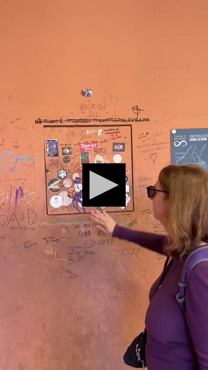 Open Window to Find One of Bologna's Hidden Canals