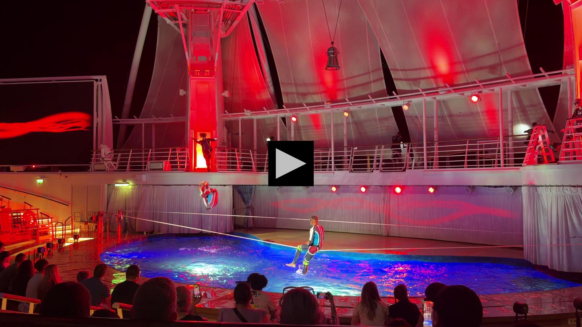 "The Fine Line" at Harmony of the Seas' AquaTheater