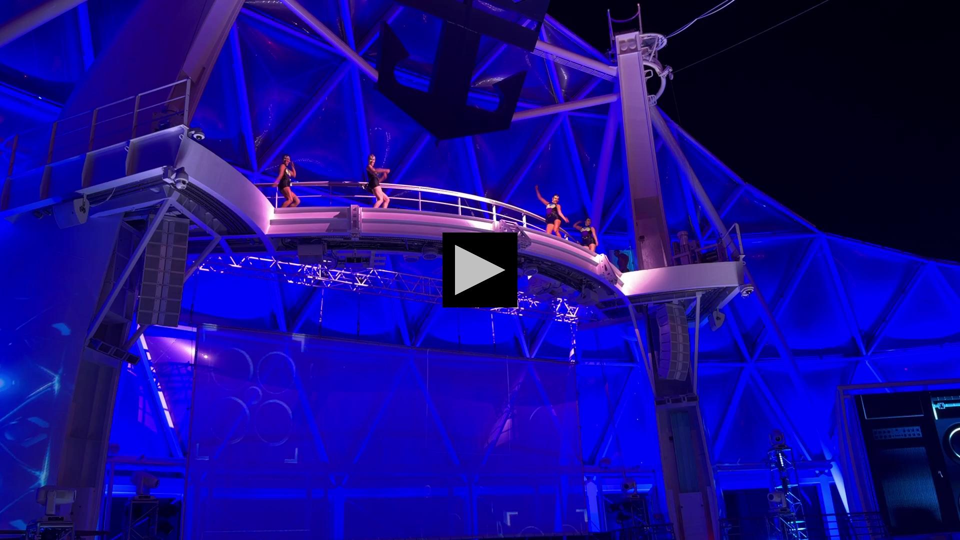 High Dives, Acrobatics and More Choreographed to Music