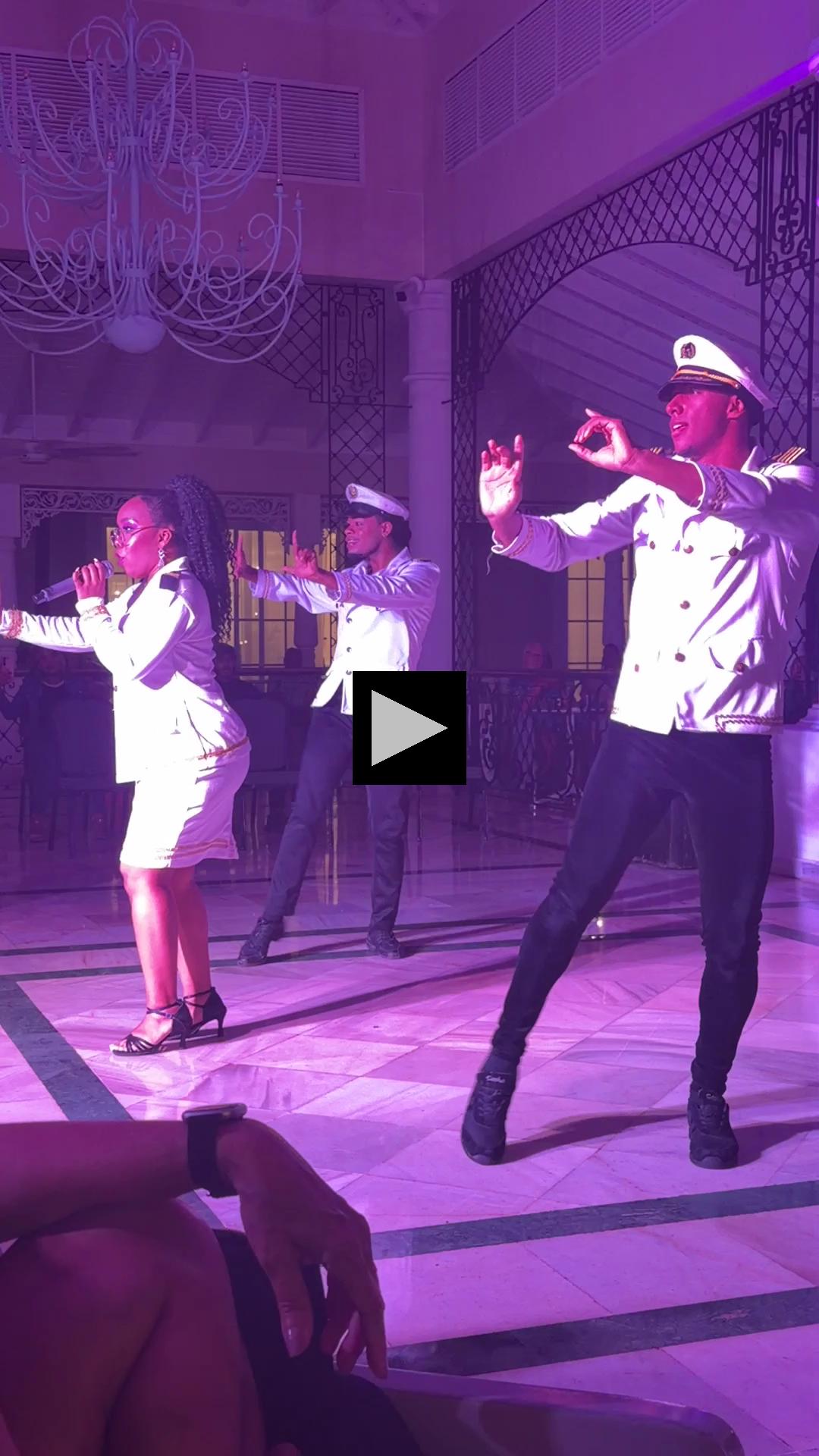 Singers and Dancers at Bahia Principe Escape Ambar