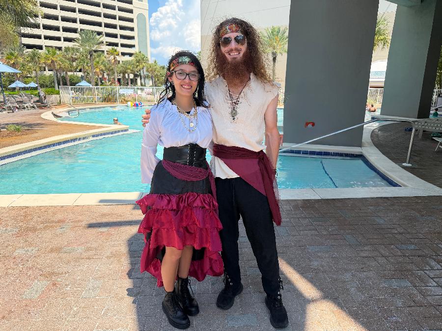 Pirates Escaped from Pirates Voyage for Photo Ops
