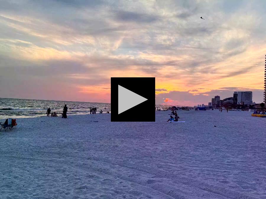 As The Sun Sets over Panama City Beach