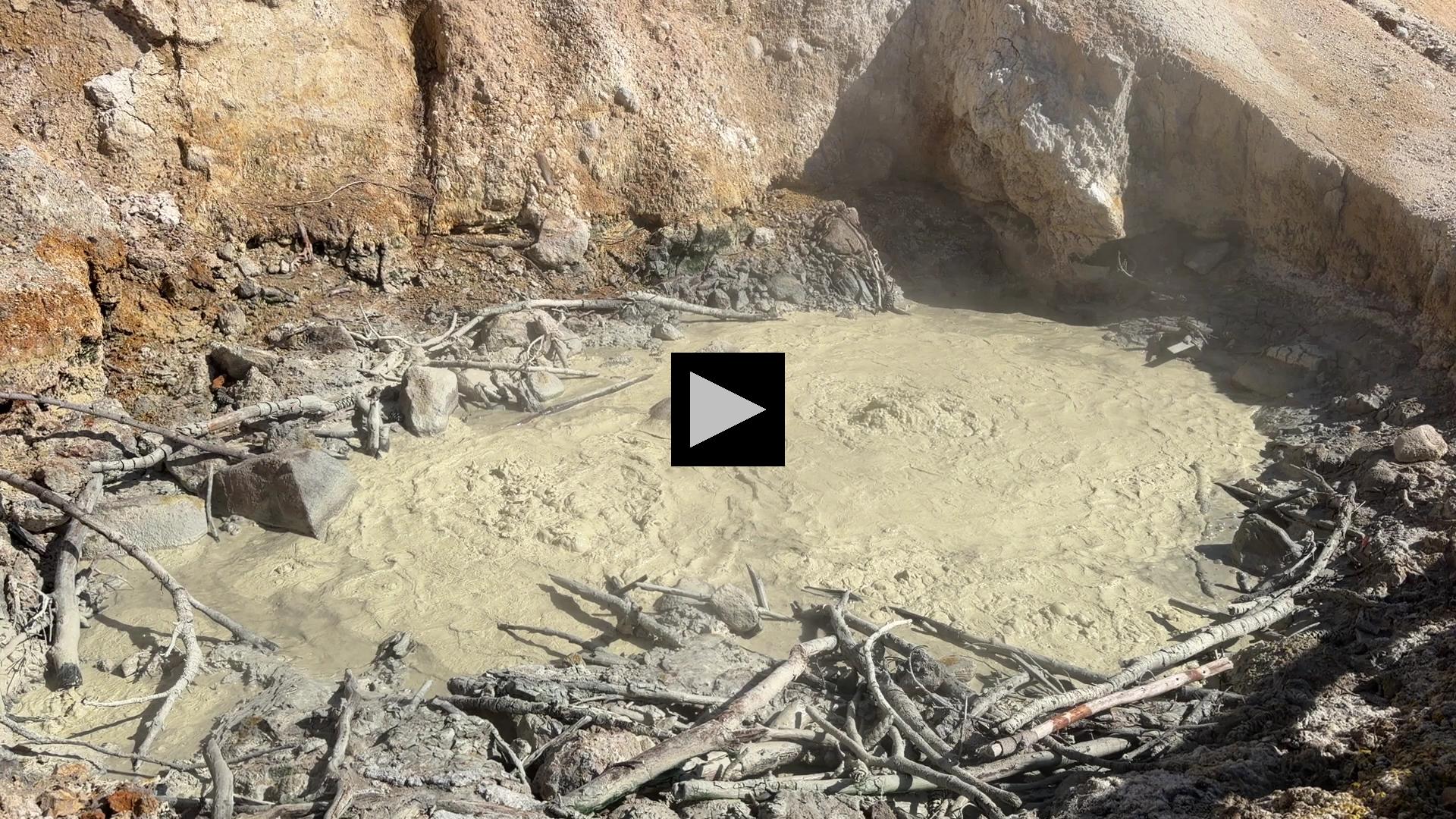 Lassen Volcanic National Park's Sulphur Works on Scenic Drive