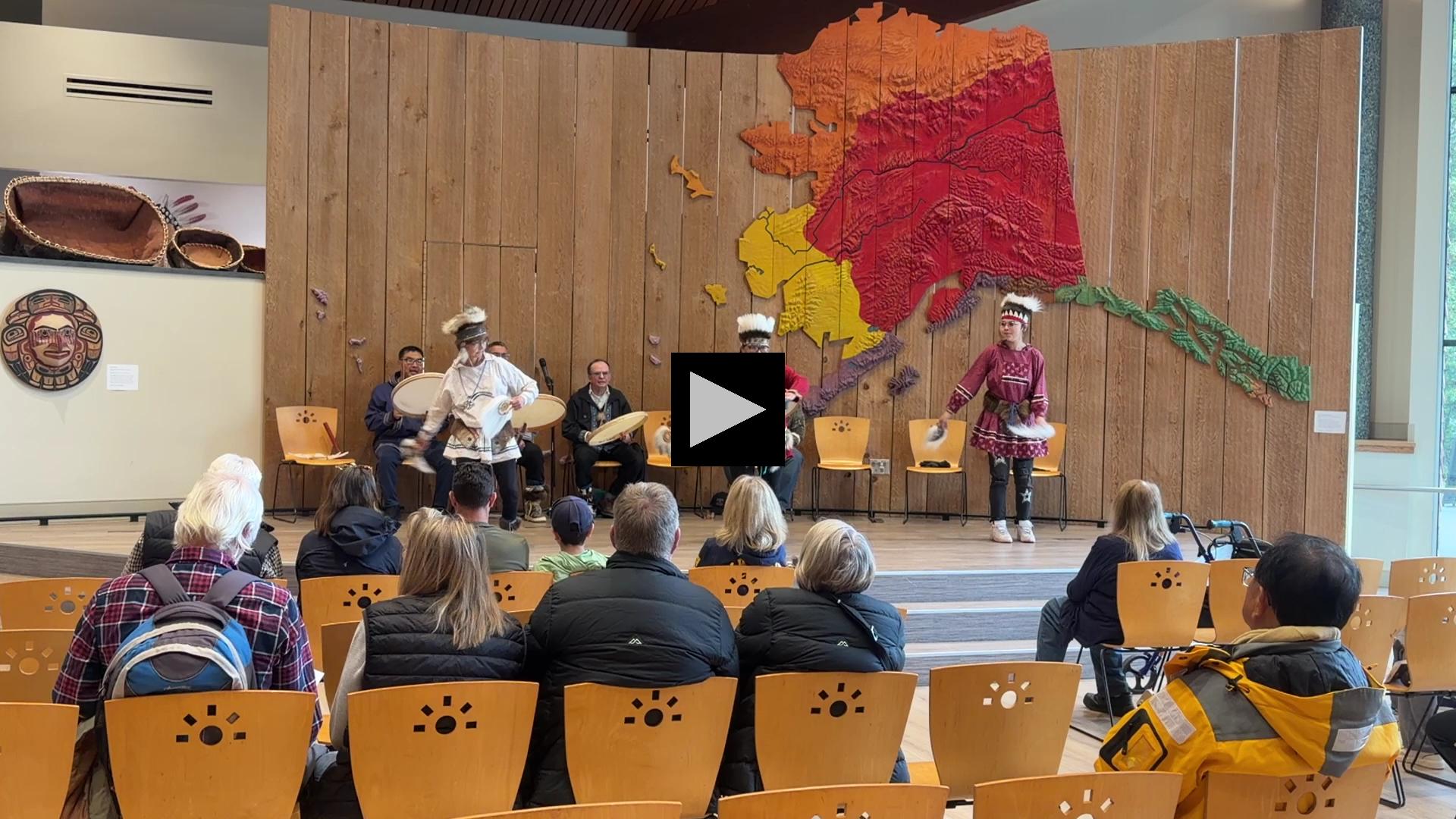 On Stage at the Anchorage ANHA Gathering Place Stage