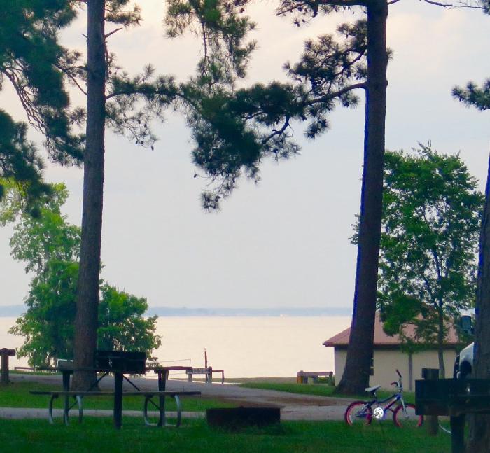 Our View of Lake Livingston in the Distance
