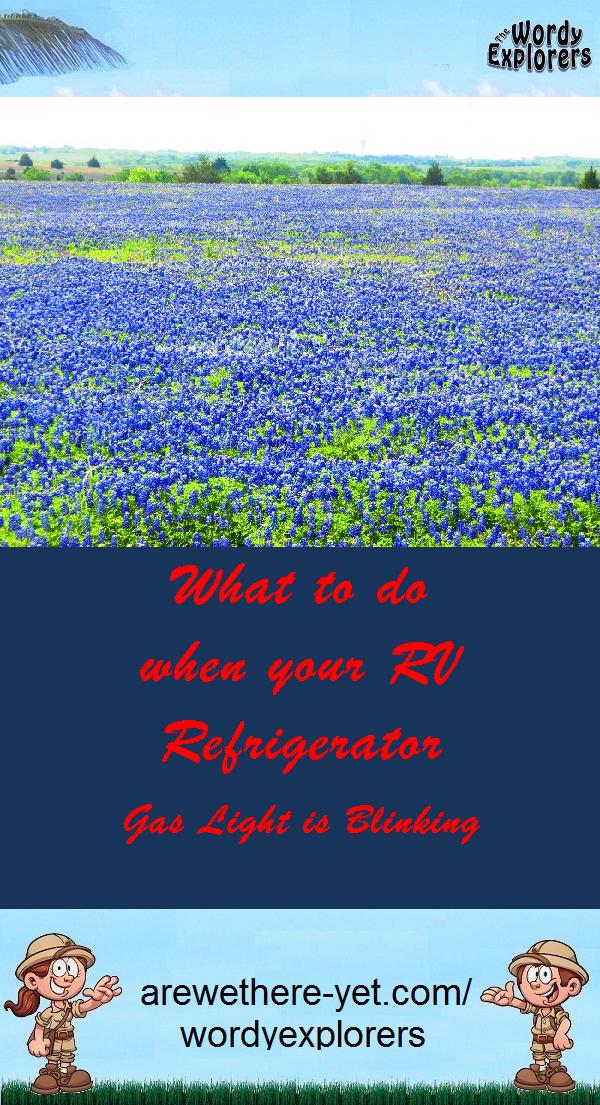 What to do when your RV Refrigerator Gas Light is Blinking