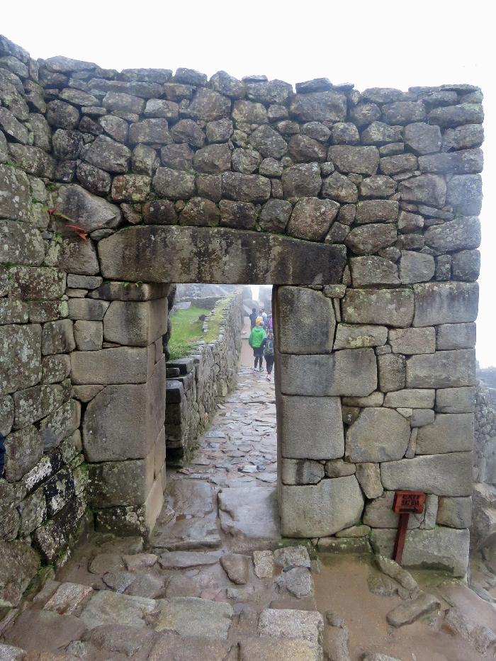 Main Gate at Machu Picchu