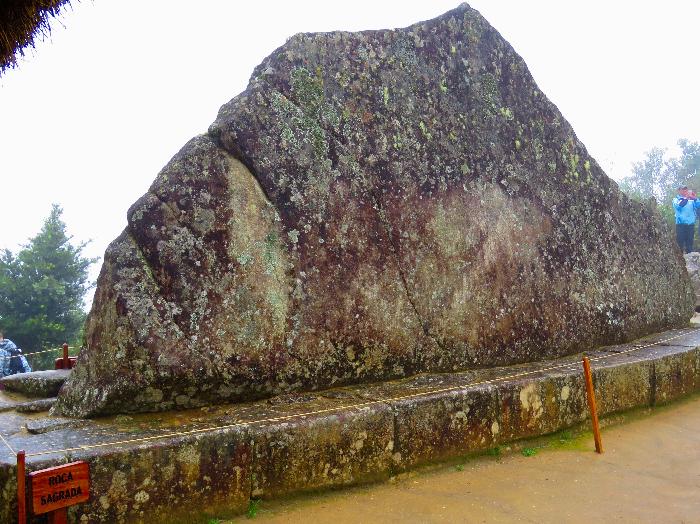 Sacred Rock at Machu Picchu
