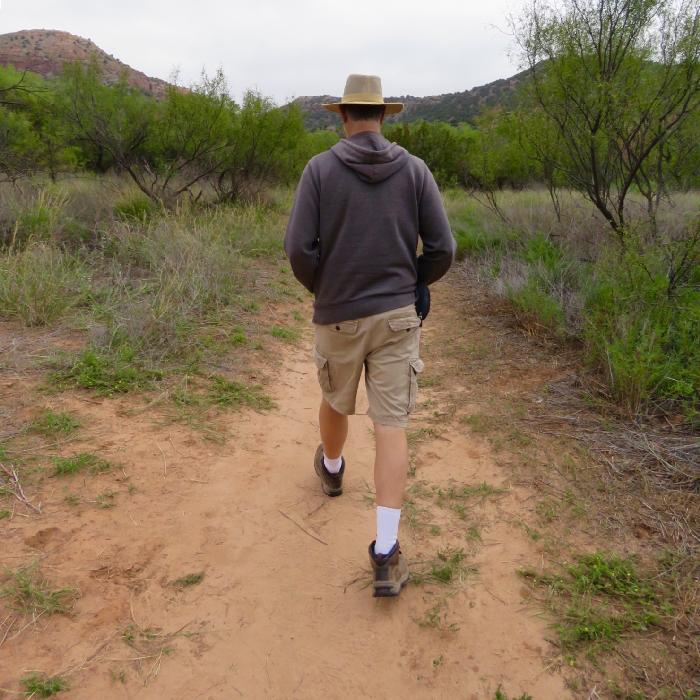 Hiking the Pioneer Nature Trail at Palo Duro Canyon State Park