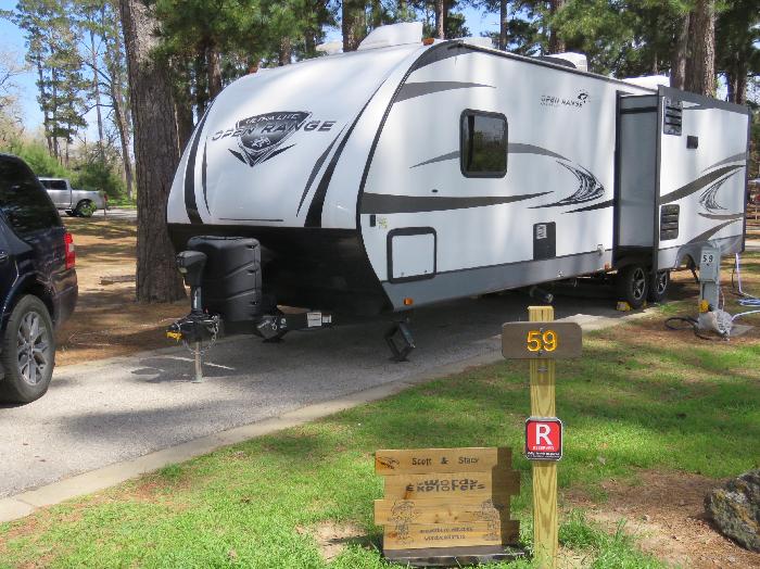 Camping at Bastrop State Park