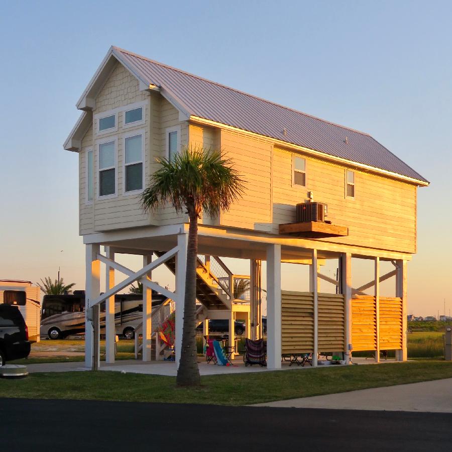 Cottage Living at Galveston Island RV Resort