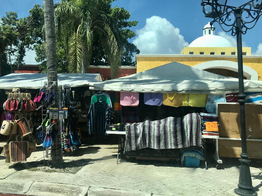 Shopping at Hacienda Dona Isabel Market