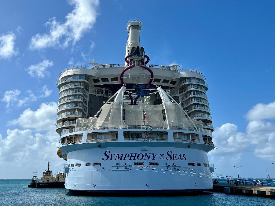 Symphony of the Seas Docked in Philipsburg, St. Maarten