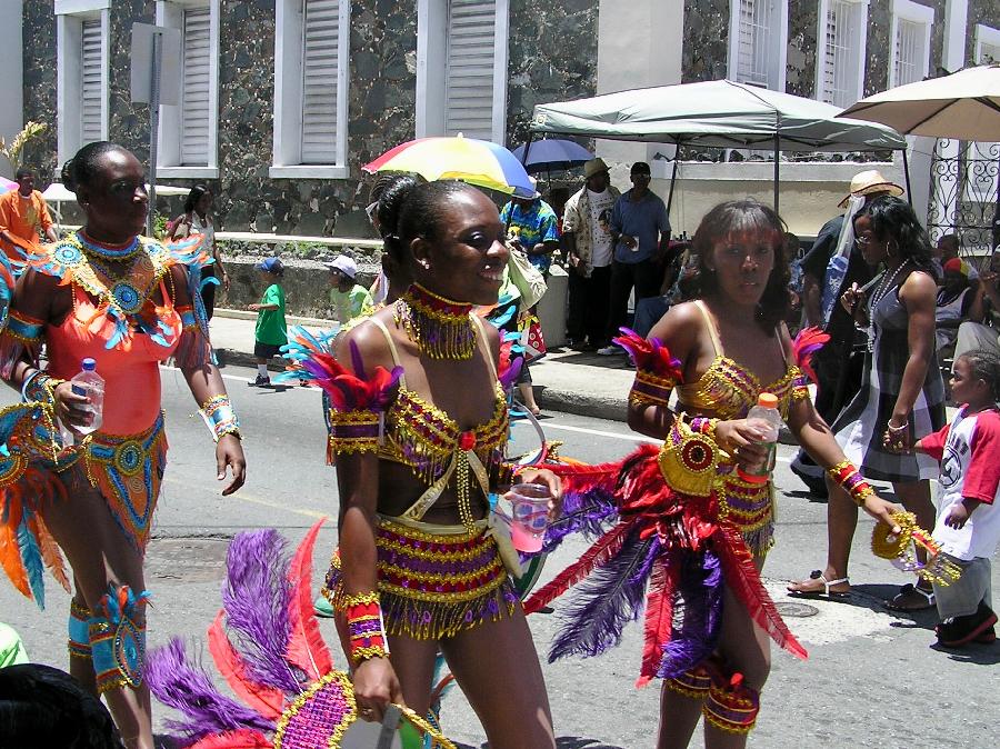 Carnival Parade in Old Town Charlotte Amalie