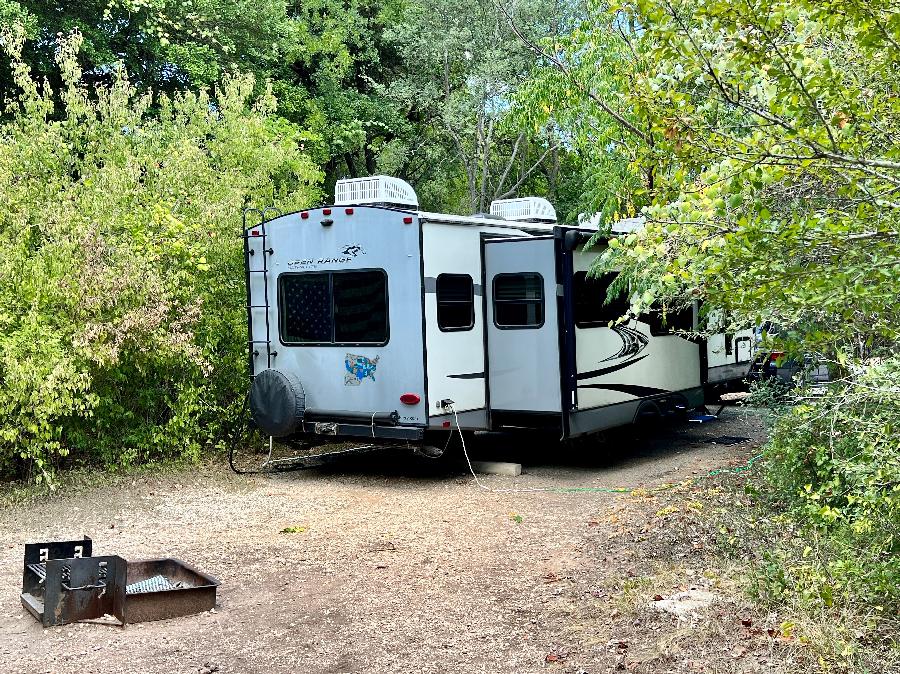 Rear View showing Privacy of Campsite 32