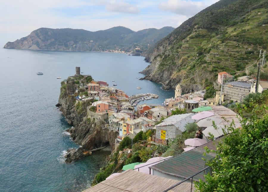 Approaching Cinque Terre's Vernazza