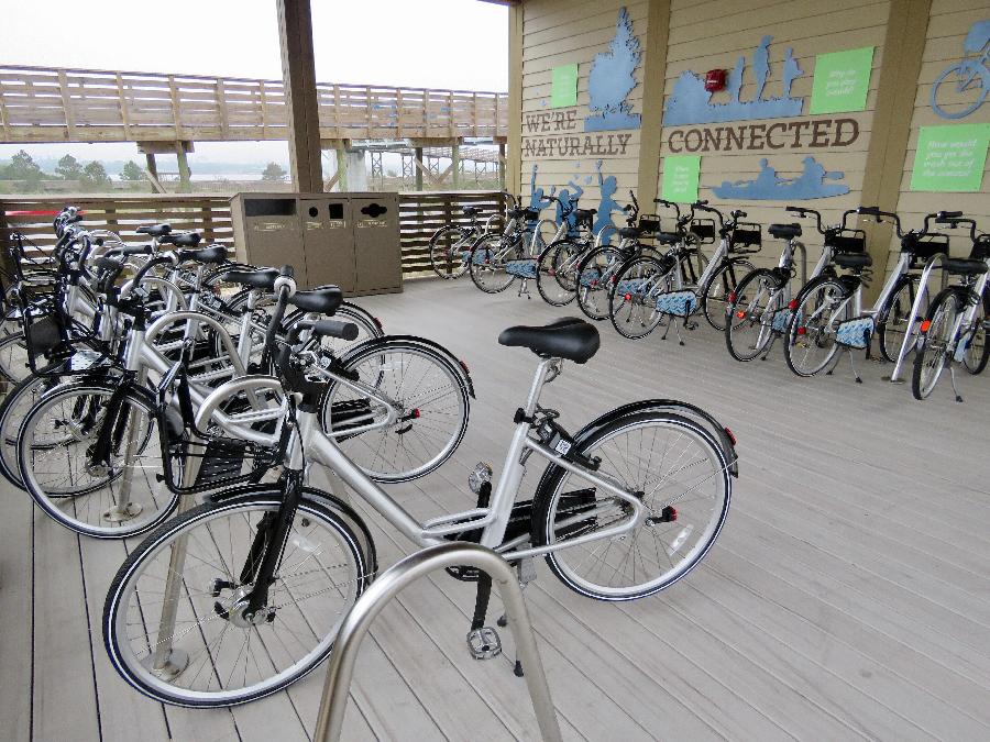 Bike Share Station at Gulf State Park