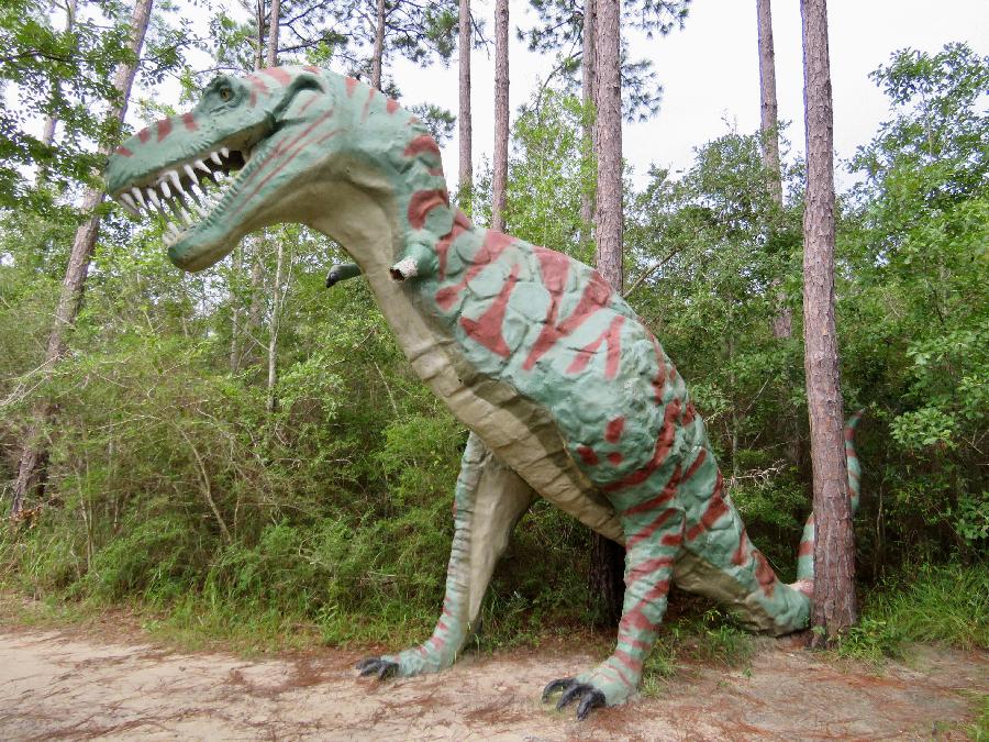 T-Rex, a Dinosaur in the Woods