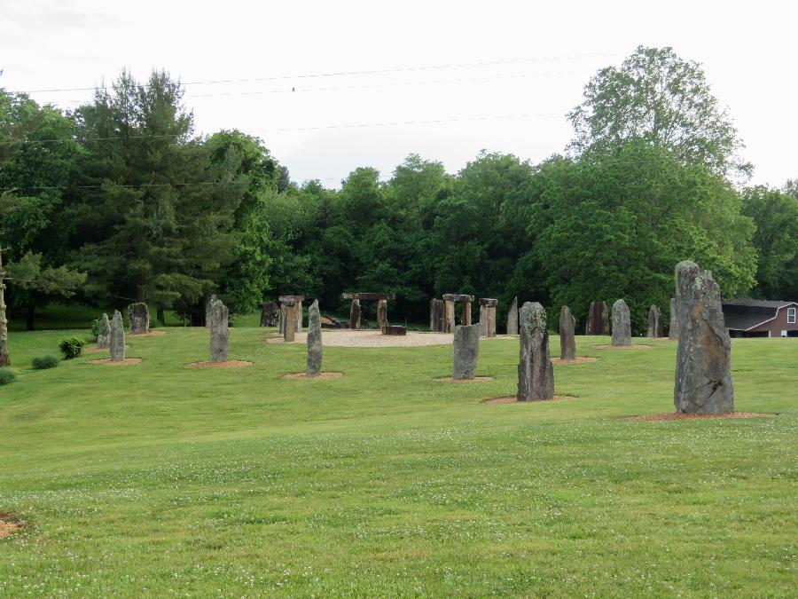 View of Fryer's Yard with Kentucky Stonehenge in Distance