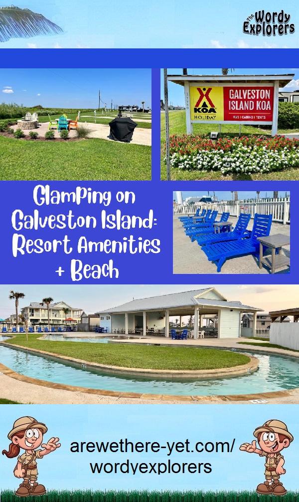 Glamping on Galveston Island: Resort Amenities Plus Beach!